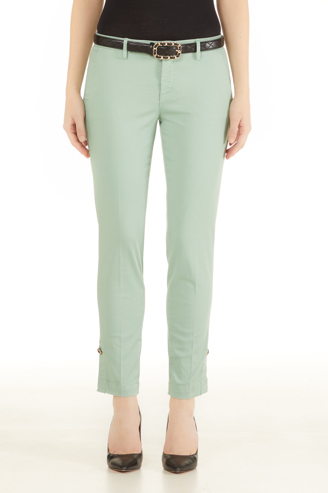 Pantalone con Applicazione Liu Jo / Verde - Ideal Moda