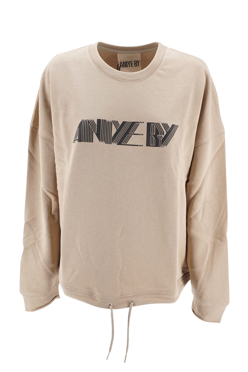 Felpa Aniye By Crop / Beige - Ideal Moda