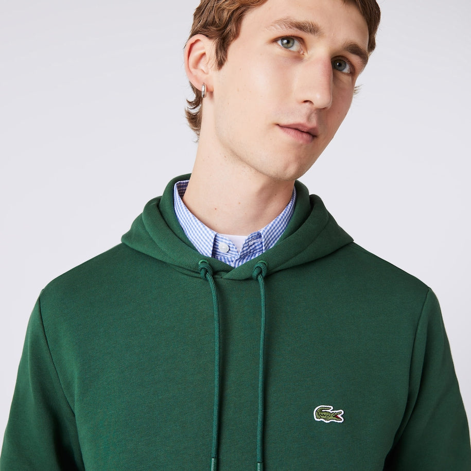 Felpa con Cappuccio Lacoste / Verde - Ideal Moda