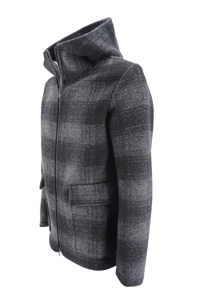 Cappotto ATPCO con cappuccio / Grigio - Ideal Moda