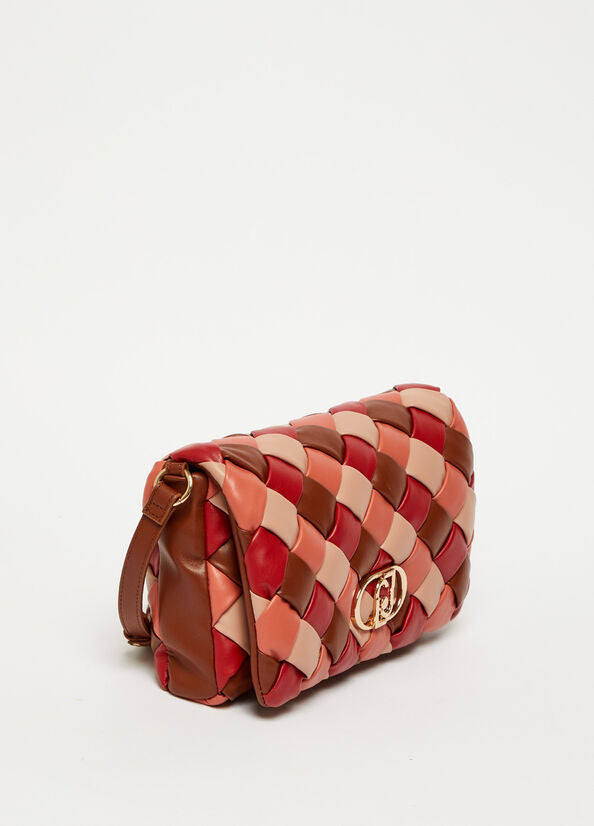 Borsa a Tracolla Intrecciata Liu Jo / Rosso - Ideal Moda