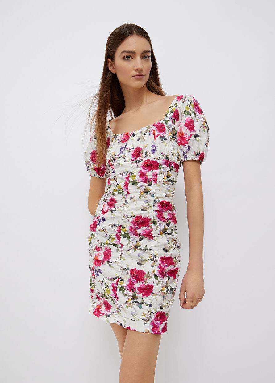 Vestito Liu Jo a fiori / Bianco - Ideal Moda