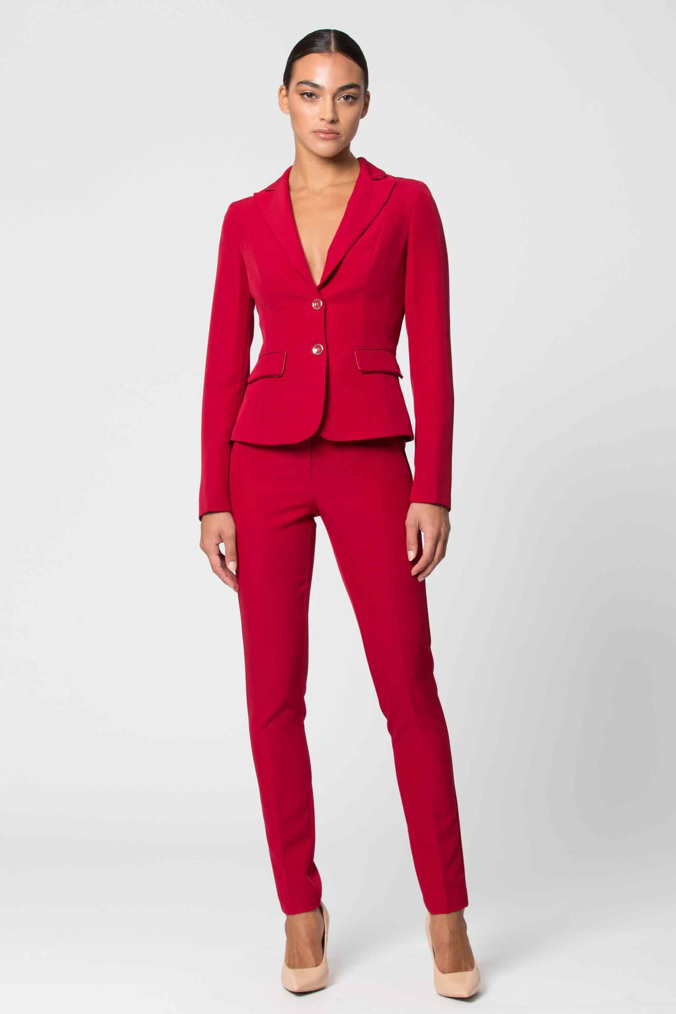 Tailleur Monopetto Kocca / Bordeaux - Ideal Moda