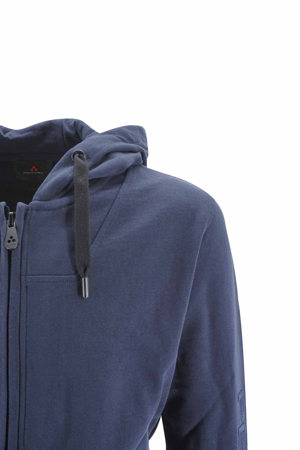 Felpa Peuterey con Cappuccio / Blu - Ideal Moda