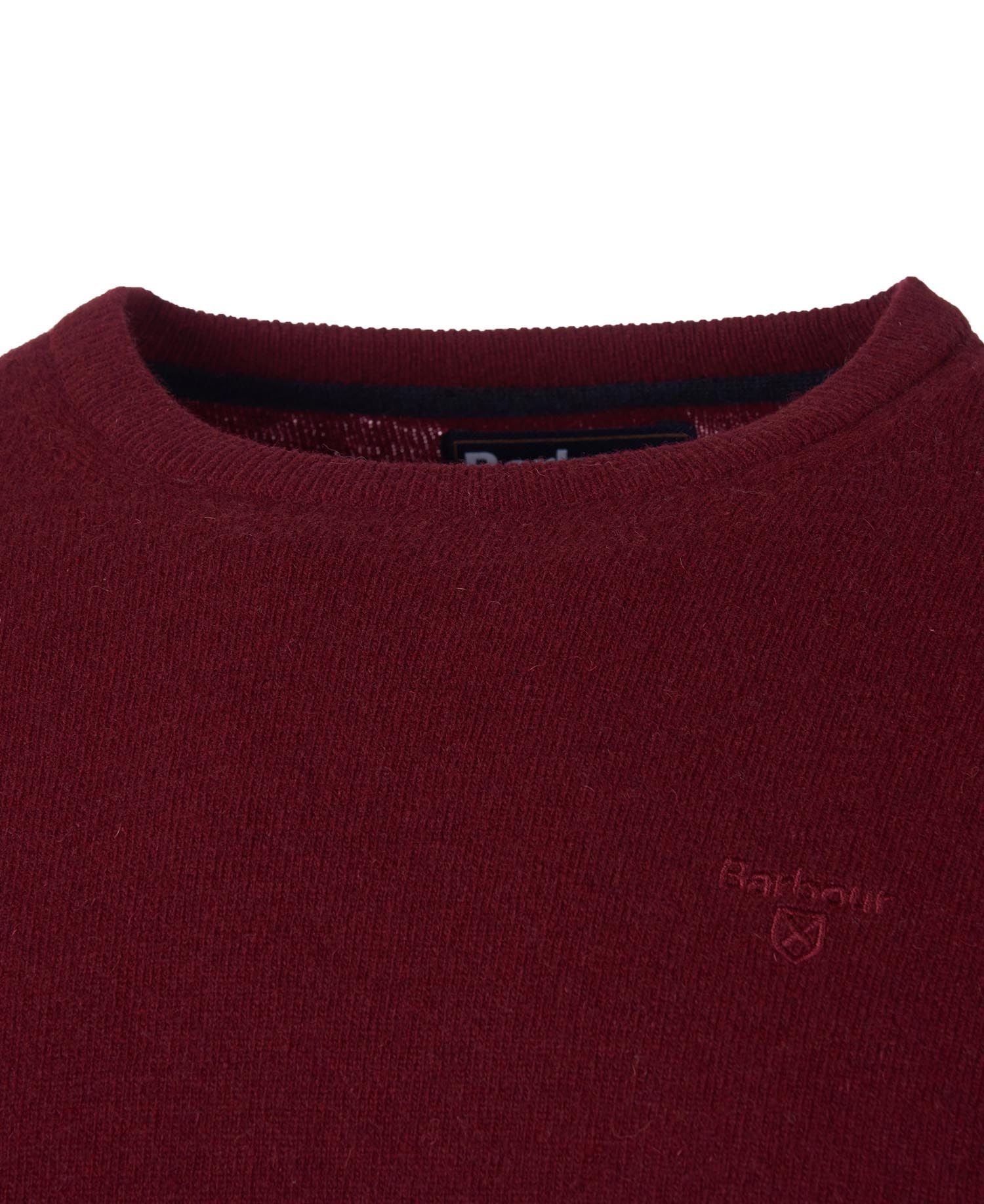 Maglia Barbour girocollo / Bordeaux - Ideal Moda