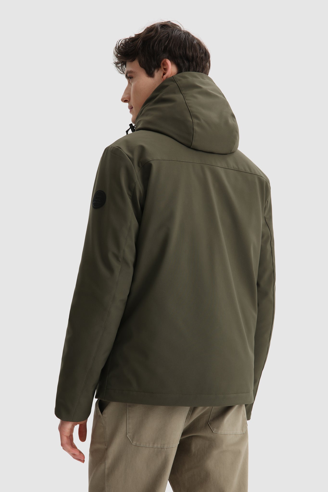 Giacca Woolrich in soft shell / Verde - Ideal Moda
