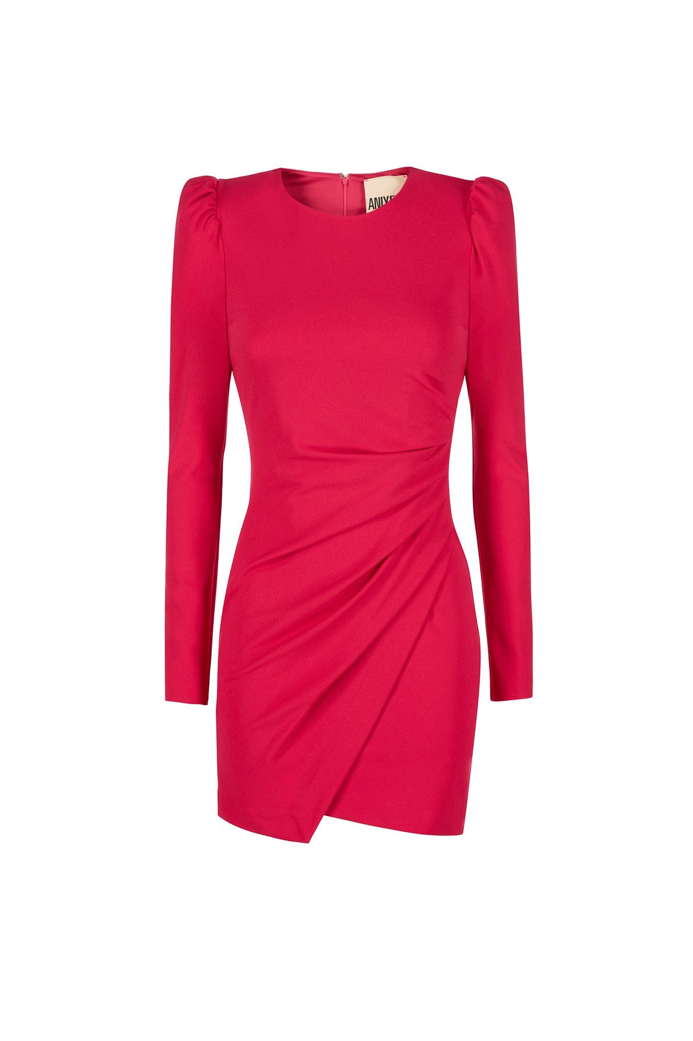 Abito con Maniche Arricciate Aniye By / Rosso - Ideal Moda