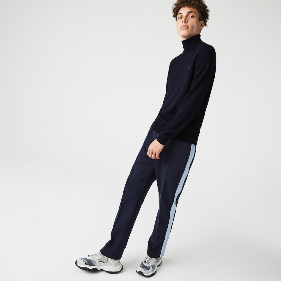 Maglia Lacoste Collo Alto / Blu - Ideal Moda