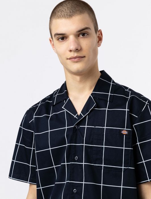 Camicia Dickies a Fantasia / Blu - Ideal Moda