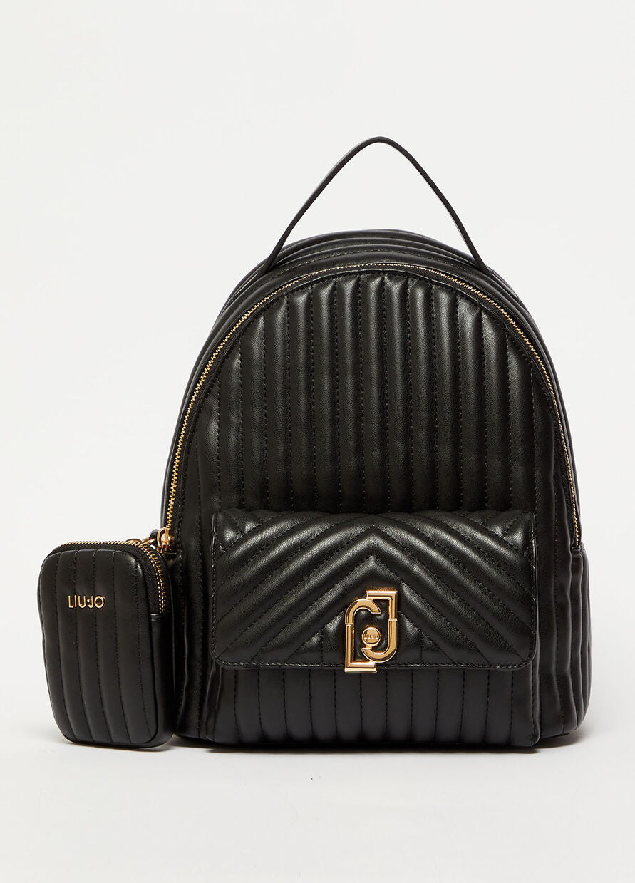 Zaino con Logo Liu Jo / Nero - Ideal Moda