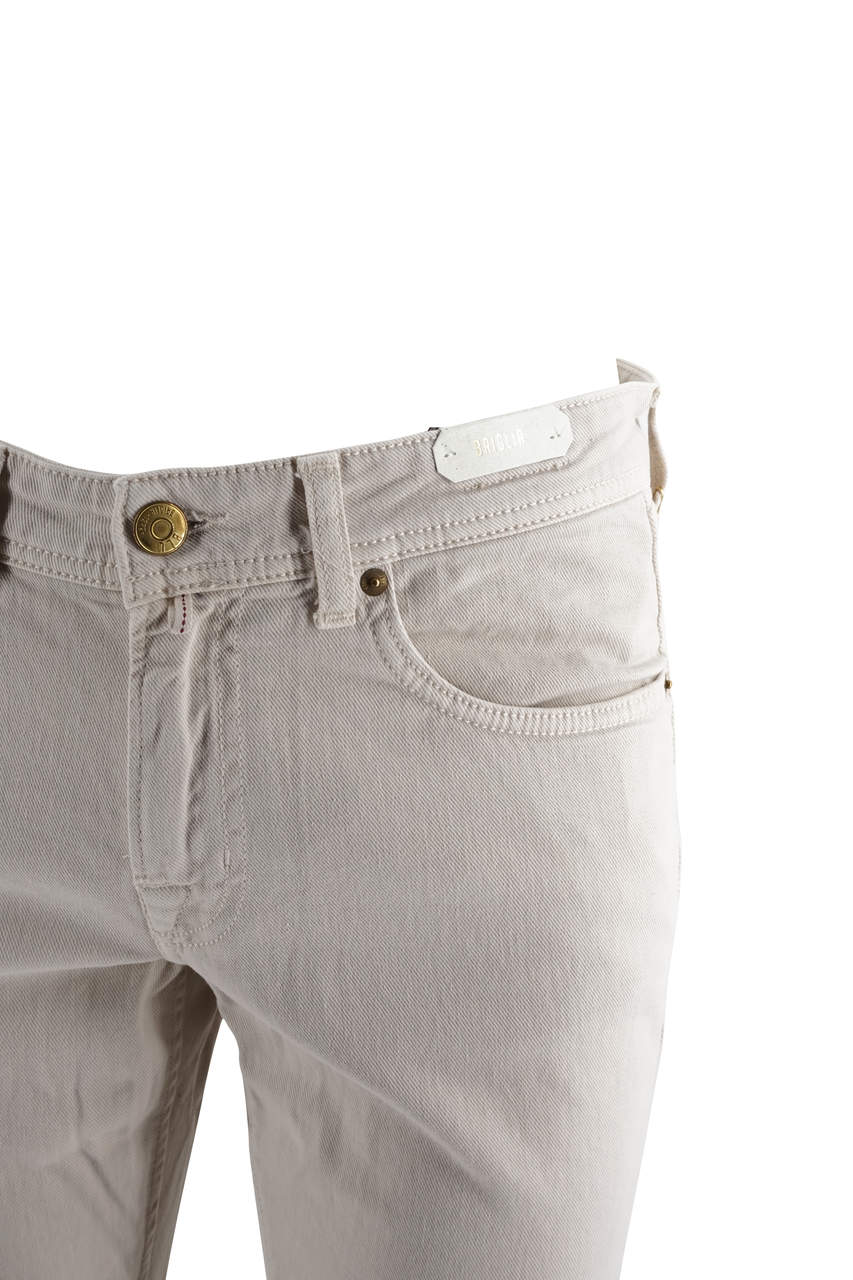 Pantalone Briglia 5 Tasche / Beige - Ideal Moda