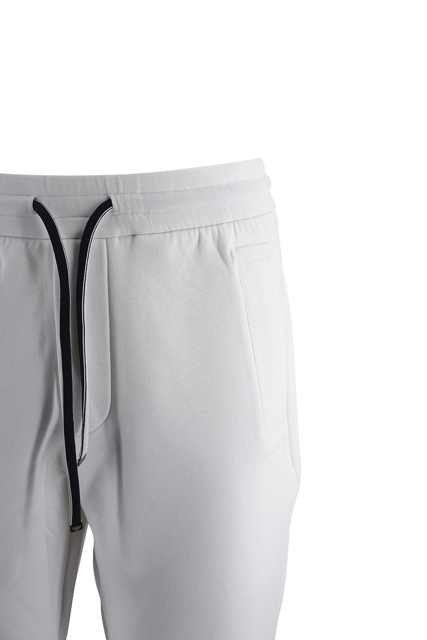 Pantalone Emporio Armani con logo / Bianco - Ideal Moda