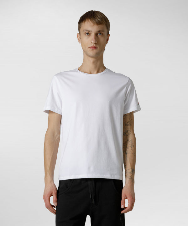 T-Shirt Peuterey con Logo / Bianco - Ideal Moda