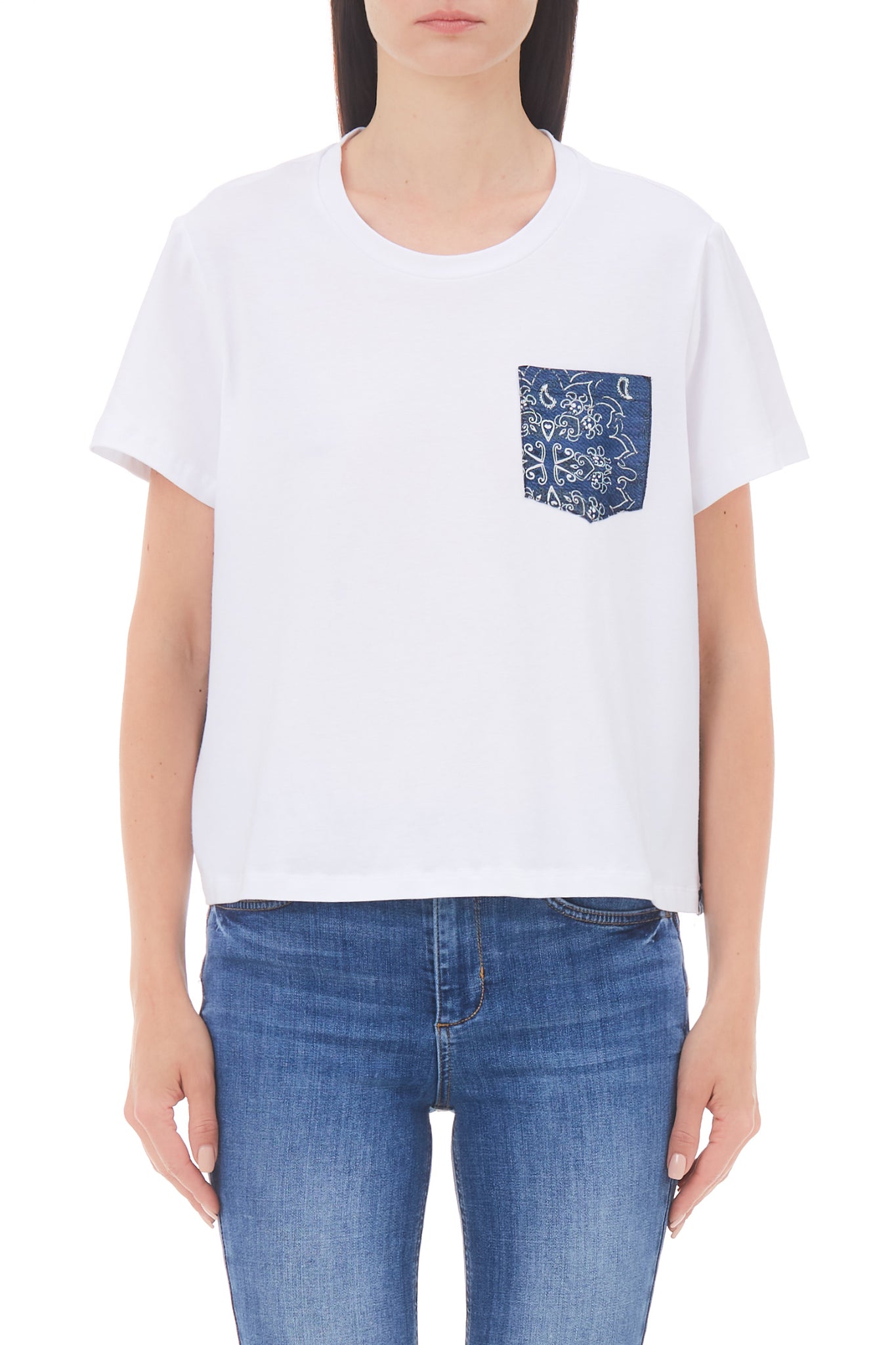 T-Shirt Liu Jo con dettagli / Bianco - Ideal Moda
