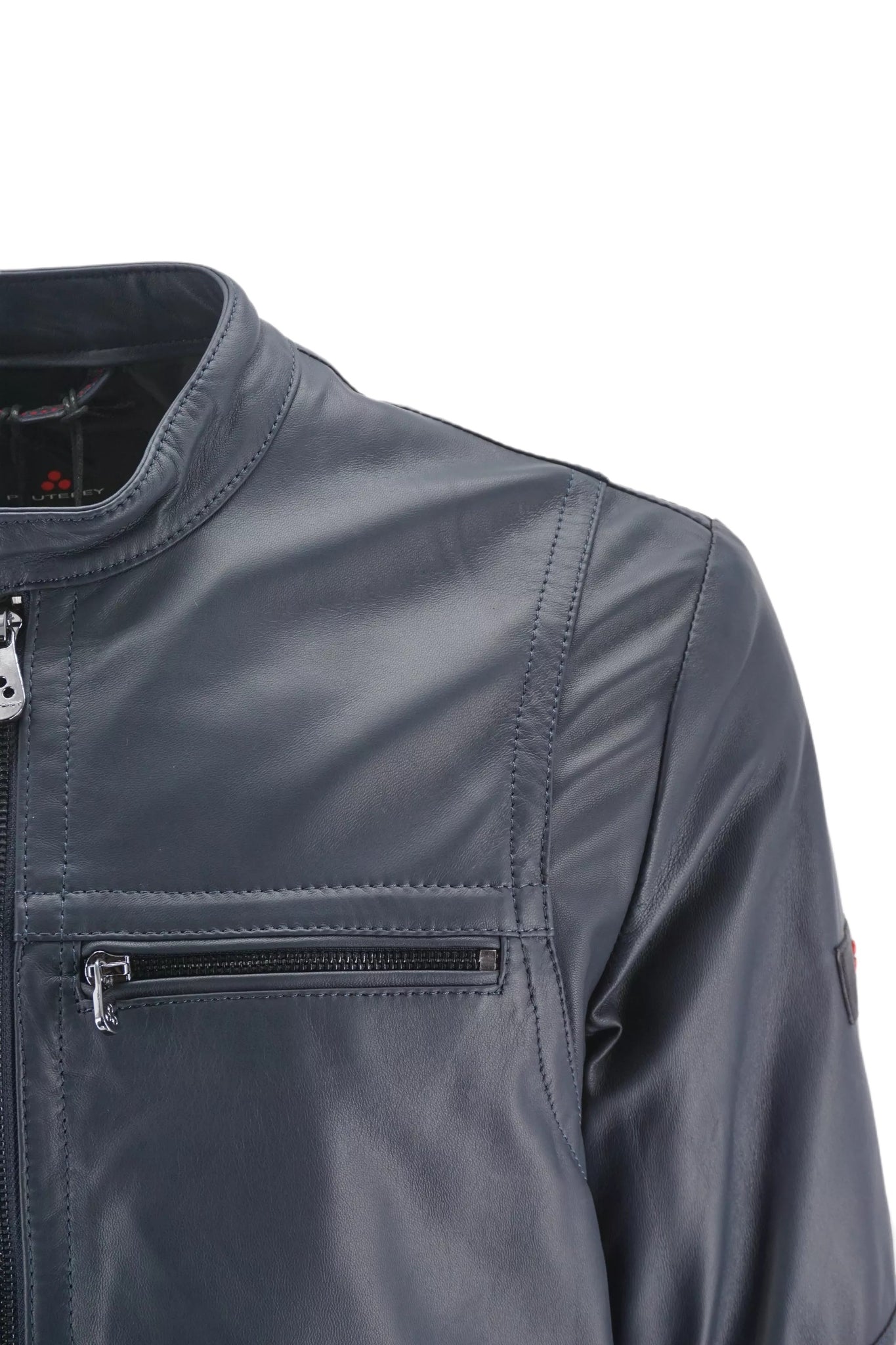 Giubbino Biker con Logo Peuterey / Blu - Ideal Moda