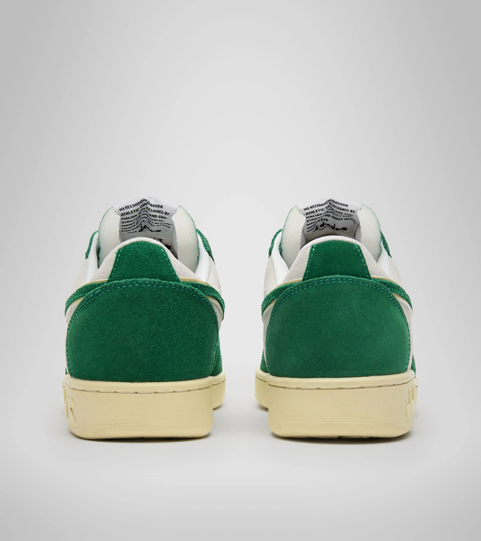 Sneaker Diadora Magic Basket Low Suede / Verde - Ideal Moda