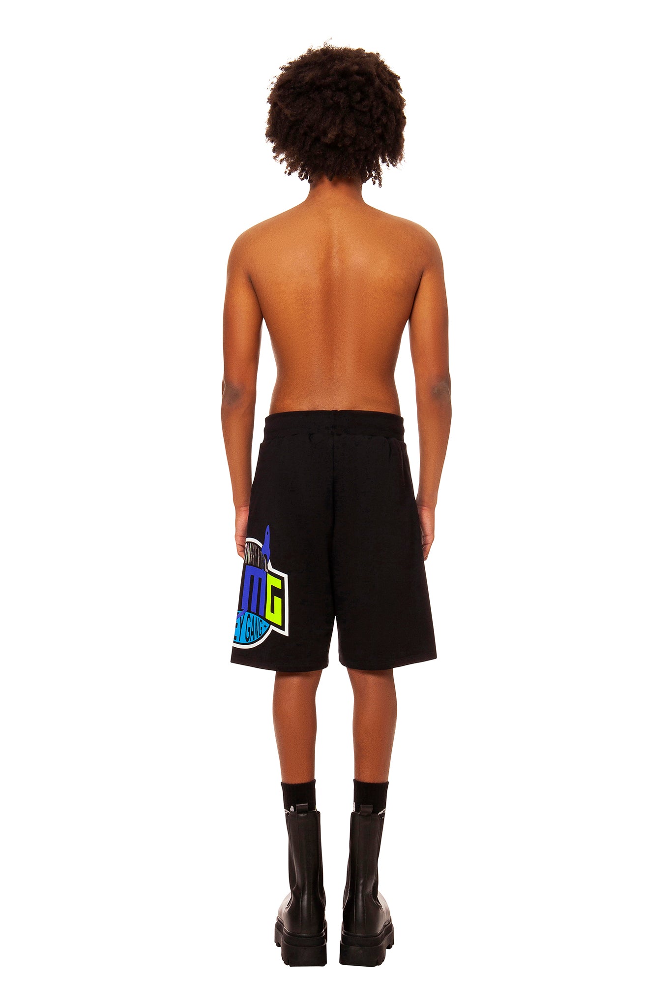 Bermuda Unisex con logo / Nero - Ideal Moda
