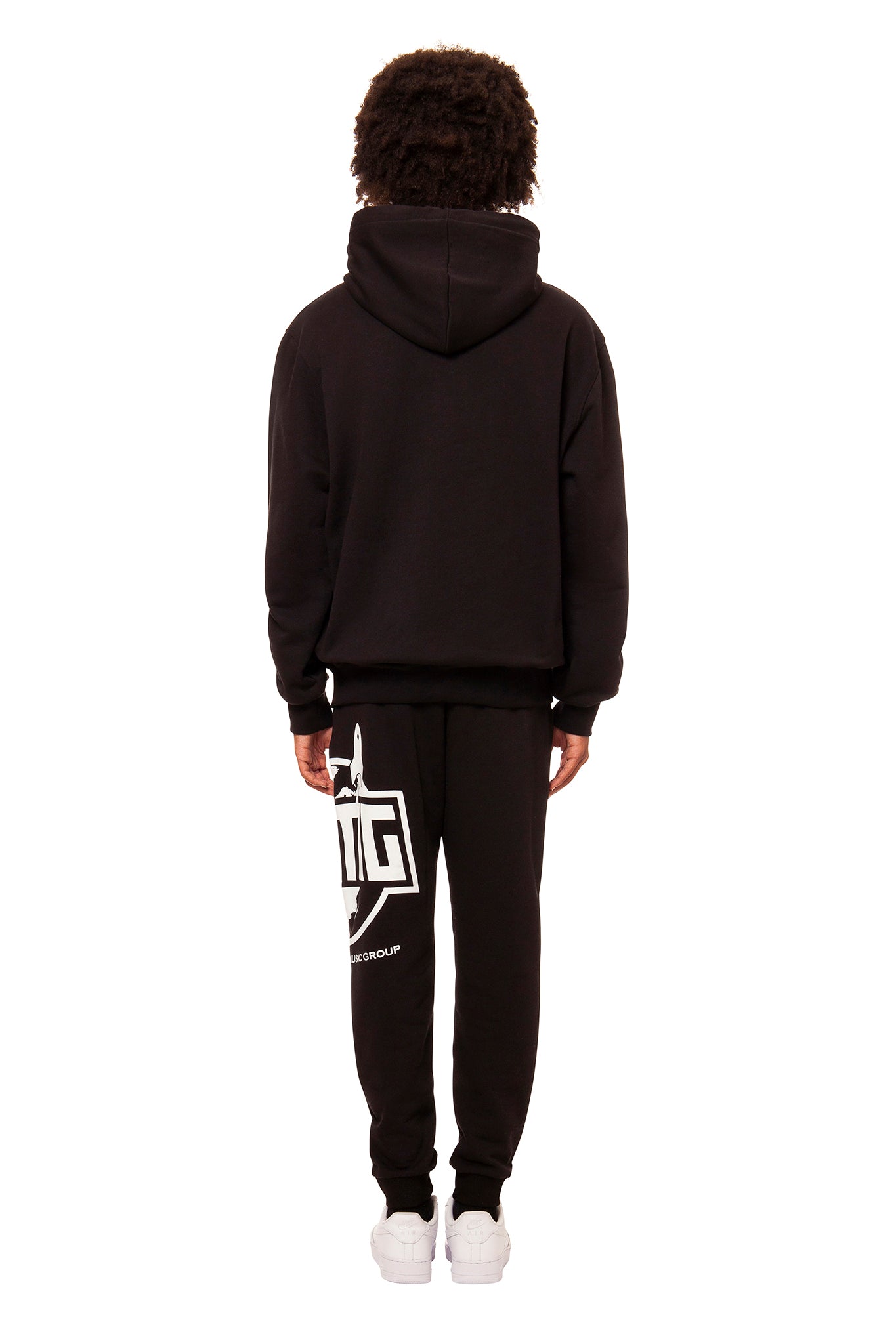 Felpa Unisex con Stampa / Nero - Ideal Moda