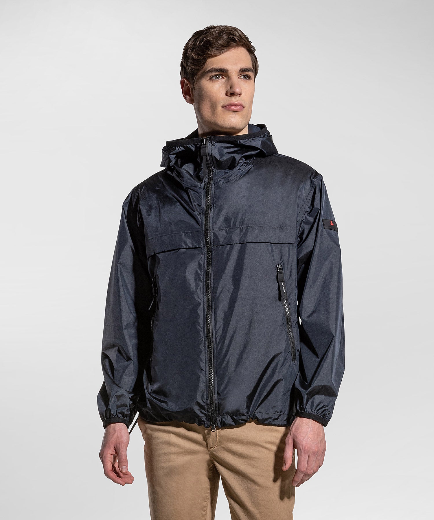 Bomber Liscio Ultraleggero e Idrorepellente / Blu - Ideal Moda