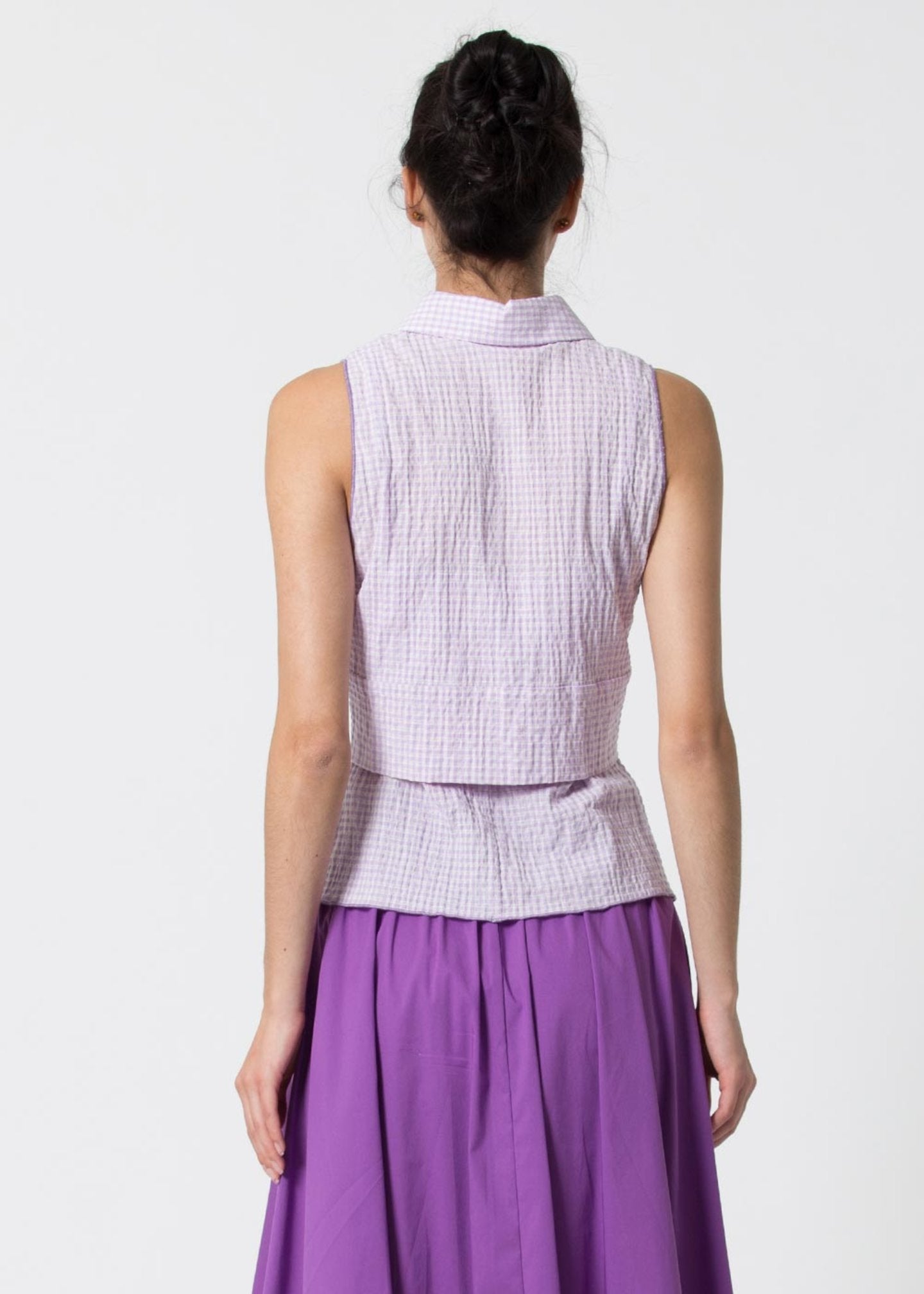 Camicia Kocca Senza Maniche / Lilla - Ideal Moda