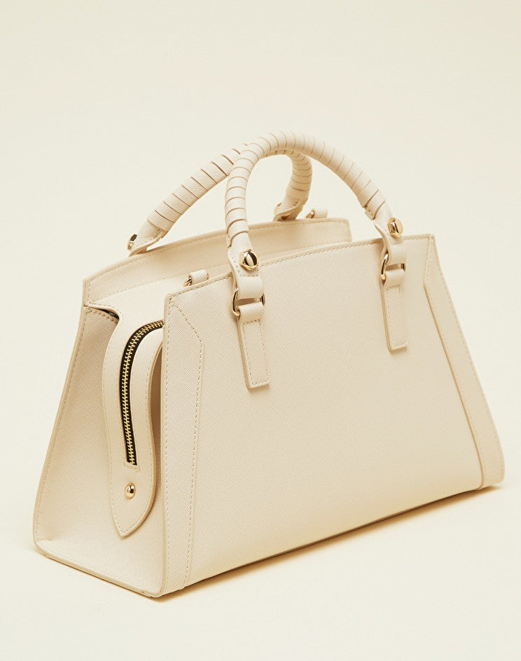 Borsa Mirama Medium con Logo Manila Grace / Beige - Ideal Moda