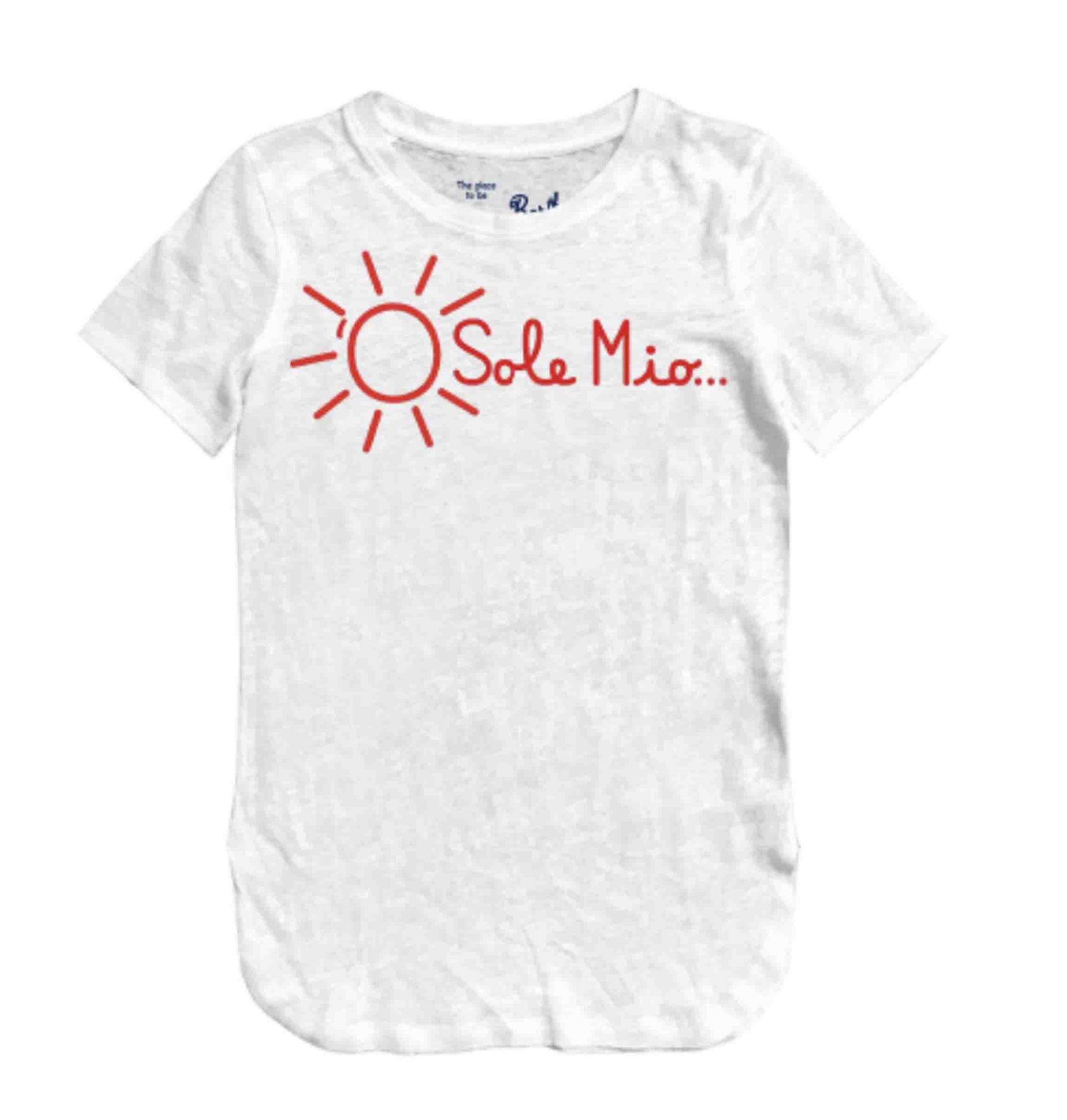 T-Shirt con Ricamo / Bianco - Ideal Moda