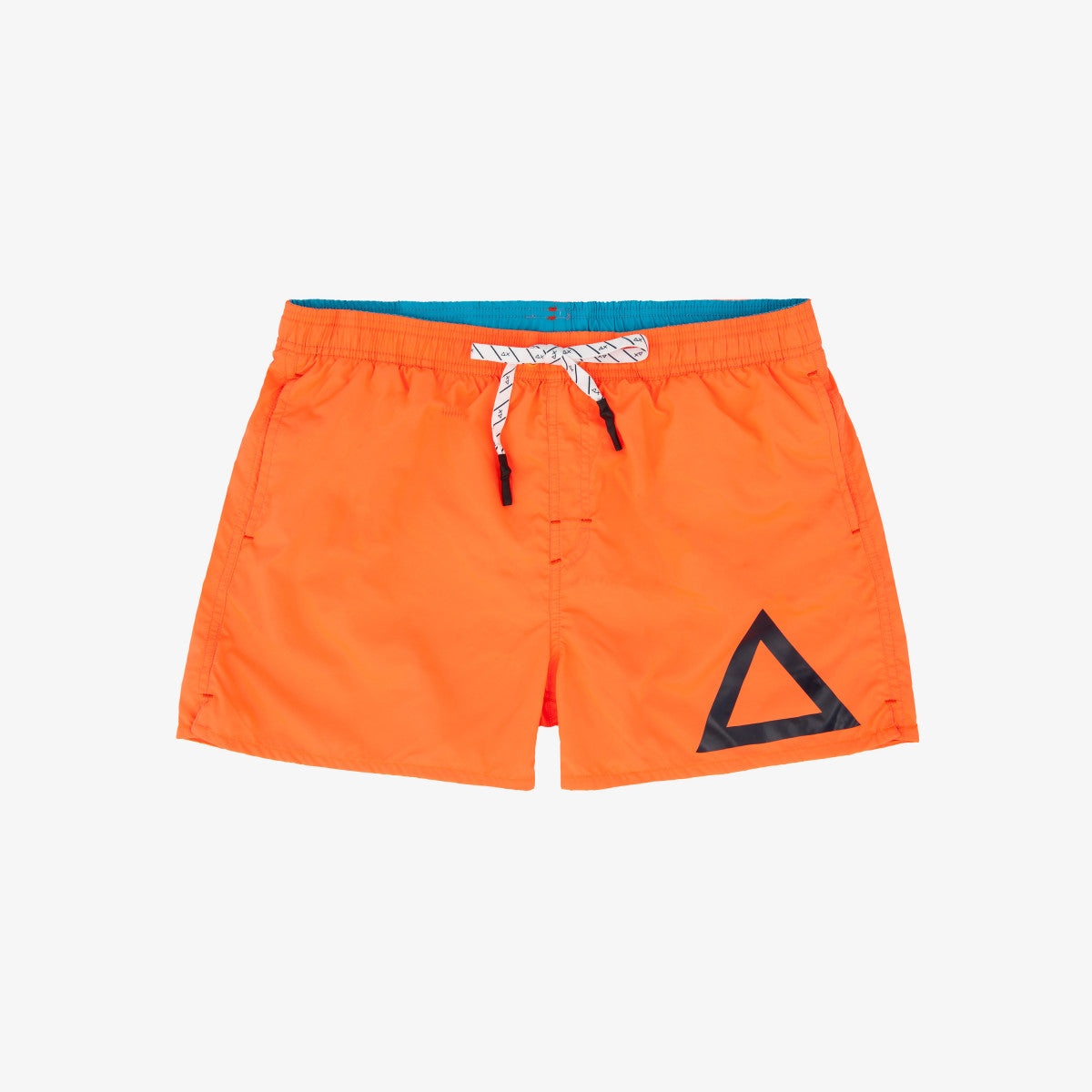 Swim Pant Solid Big Logo / Arancione - Ideal Moda
