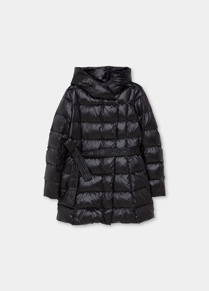 Piumino Liu Jo con Cappuccio / Nero - Ideal Moda