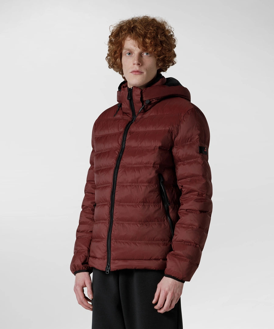 Piumino Trapuntato con Logo Peuterey / Bordeaux - Ideal Moda