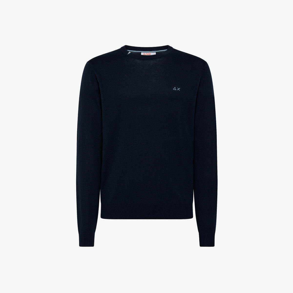 Maglia Sun 68 Girocollo / Blu - Ideal Moda