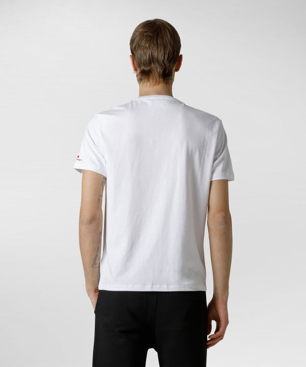 T-Shirt Peuterey con Logo / Bianco - Ideal Moda