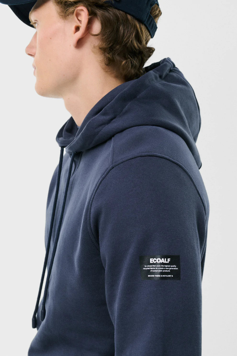 Felpa con Cappuccio Ecoalf / Blu - Ideal Moda