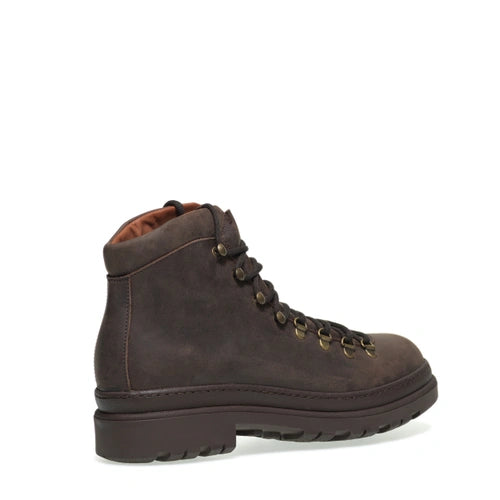 Stivaletto in Nabuk Frau / Marrone - Ideal Moda
