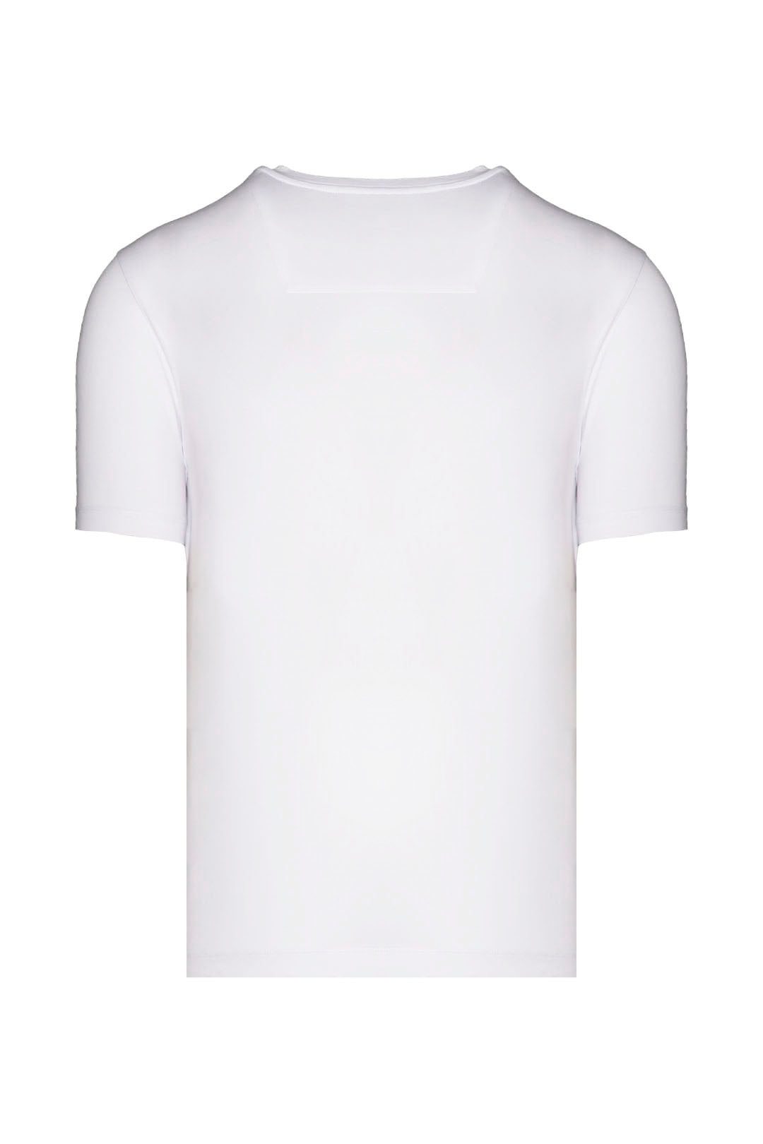 T-Shirt Aeronautica Militare con Ricami / Bianco - Ideal Moda