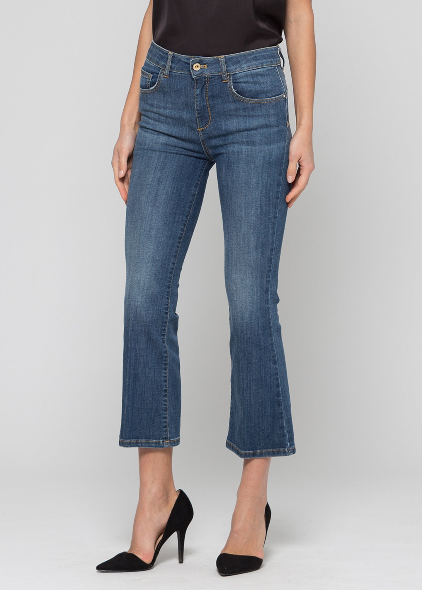 Pantalone denim flare / Jeans - Ideal Moda