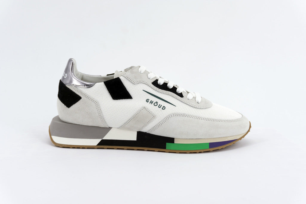 Sneakers con dettaglio a contrasto / Bianco - Ideal Moda
