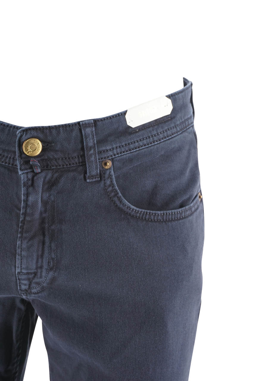 Pantalone Briglia 5 Tasche / Blu - Ideal Moda