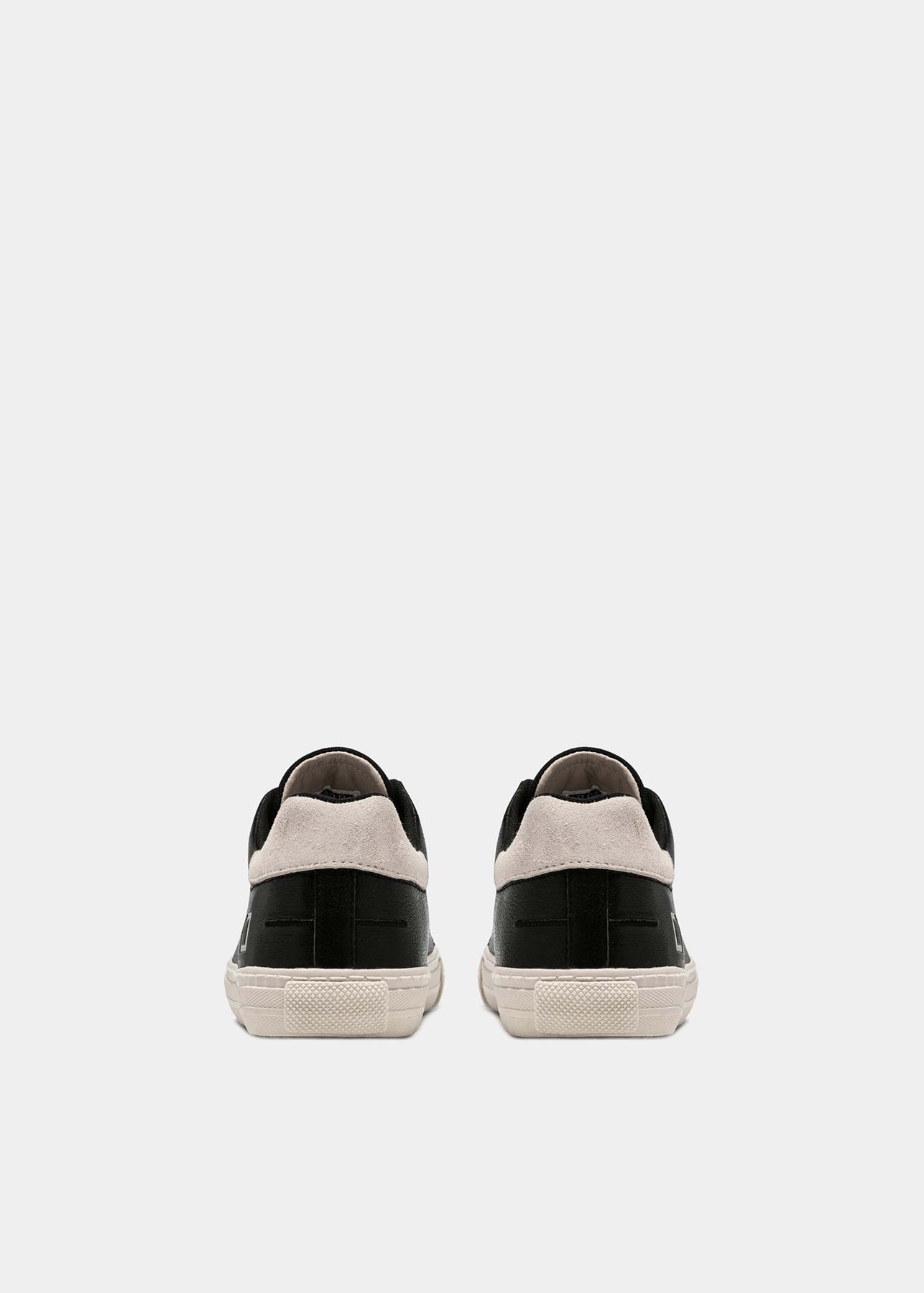 Sneaker DATE Linea Natural / Nero - Ideal Moda