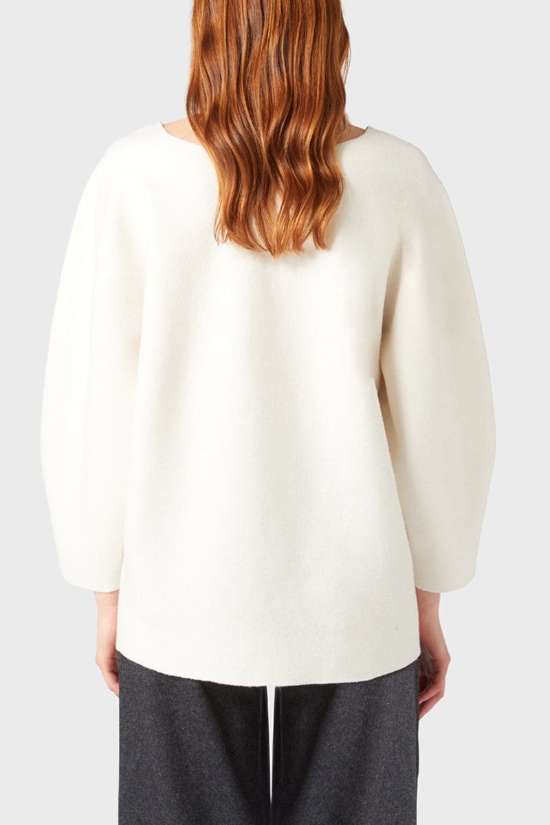 Maglia con Collana Liviana Conti / Bianco - Ideal Moda