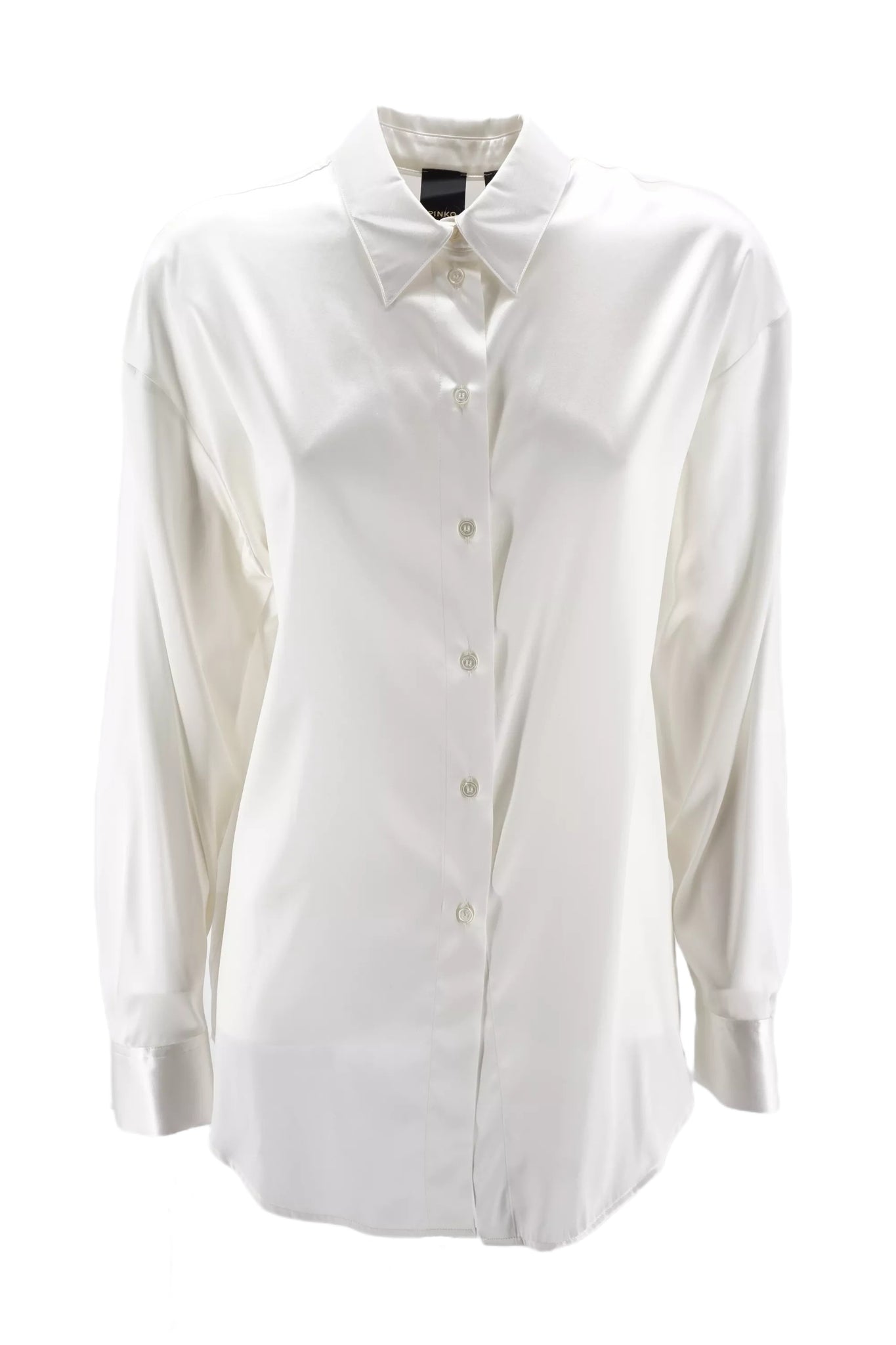 Camicia in Satin di Seta Pinko / Bianco - Ideal Moda
