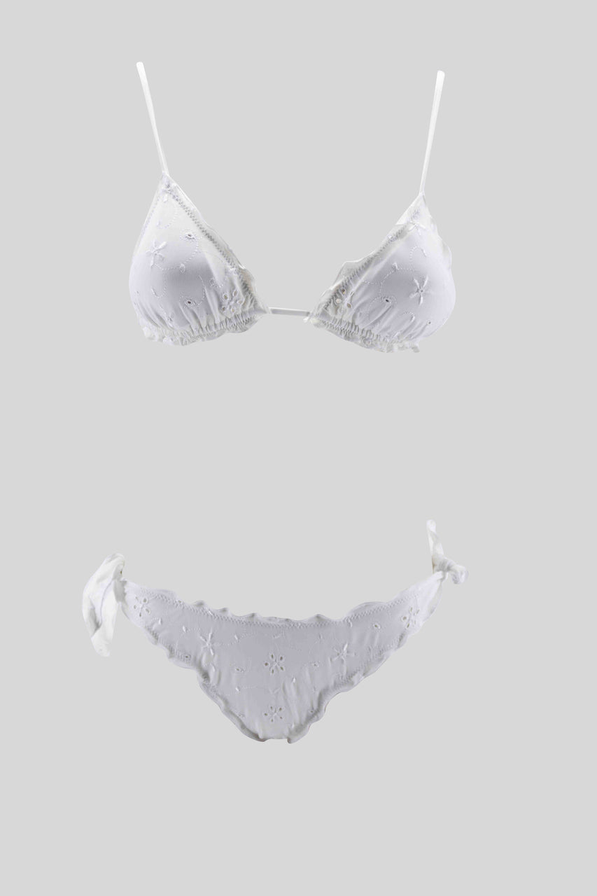 Bikini Triangolo / Bianco - Ideal Moda