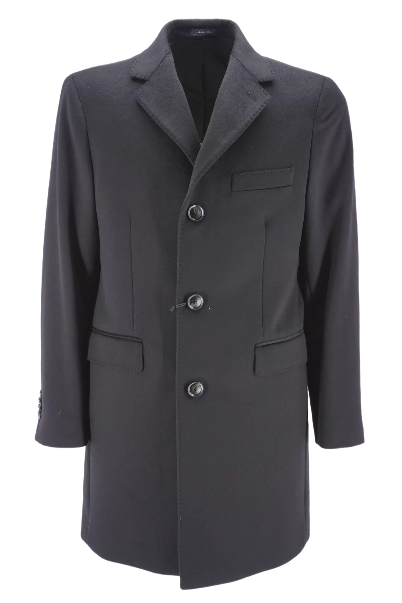 Cappotto in Puro Cashmere / Nero - Ideal Moda
