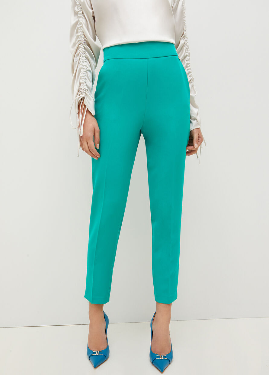 Pantalone a Vita Alta Liu Jo / Verde - Ideal Moda
