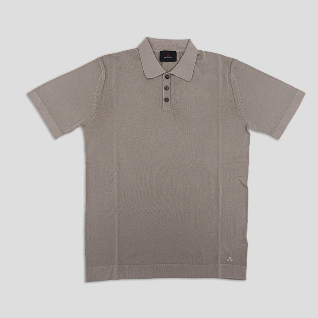 Polo in Filo di Cotone / Beige - Ideal Moda