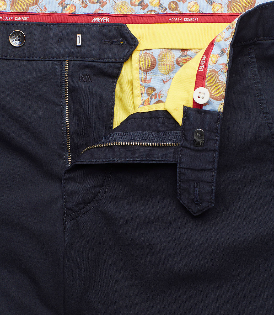 Chino di Cotone / Blu - Ideal Moda