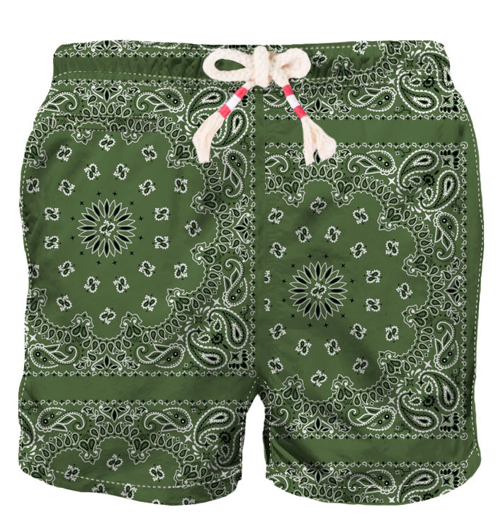 Costume Mc2 Saint Barth a Fantasia / Verde - Ideal Moda