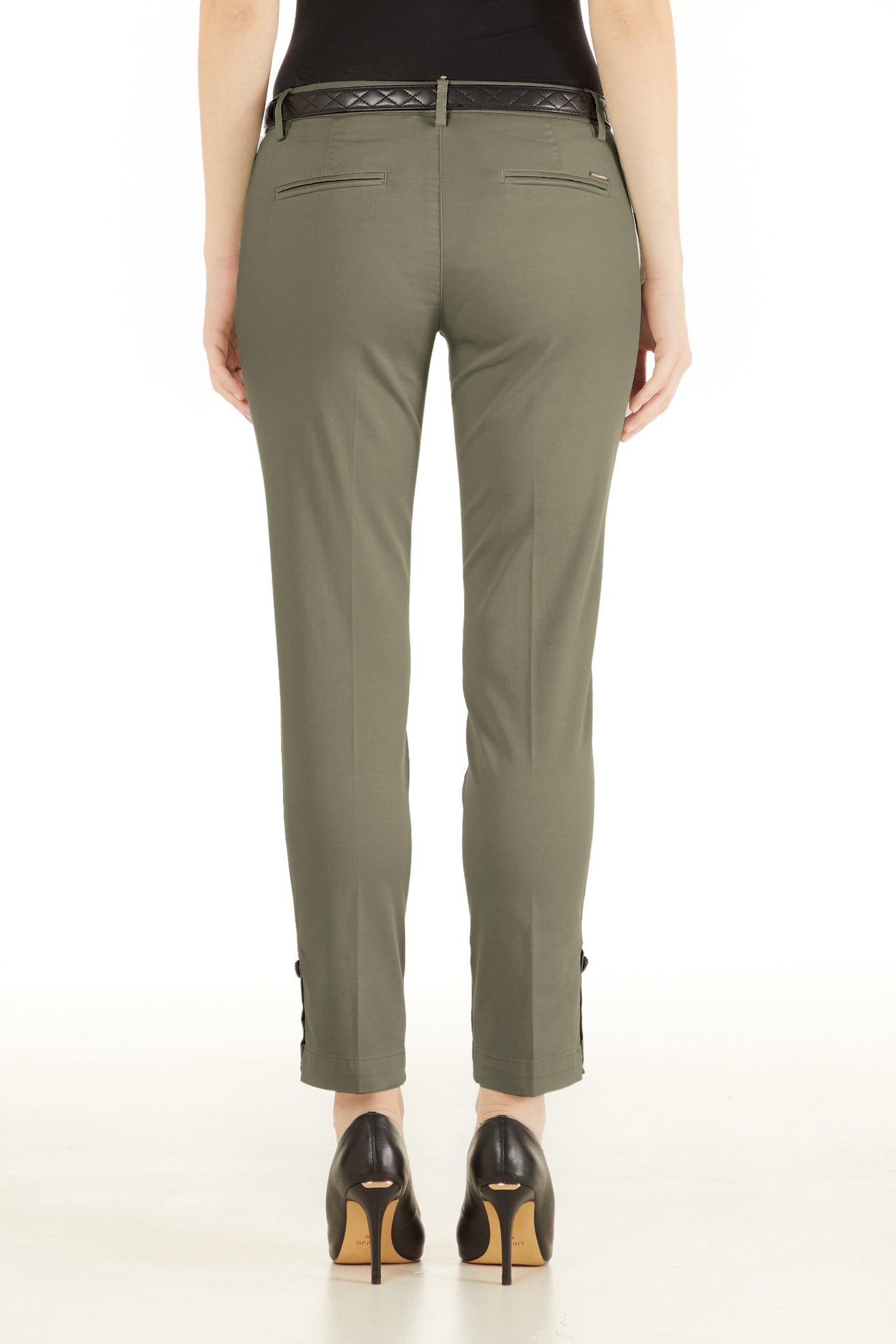 Pantalone con Applicazione Liu Jo / Verde - Ideal Moda