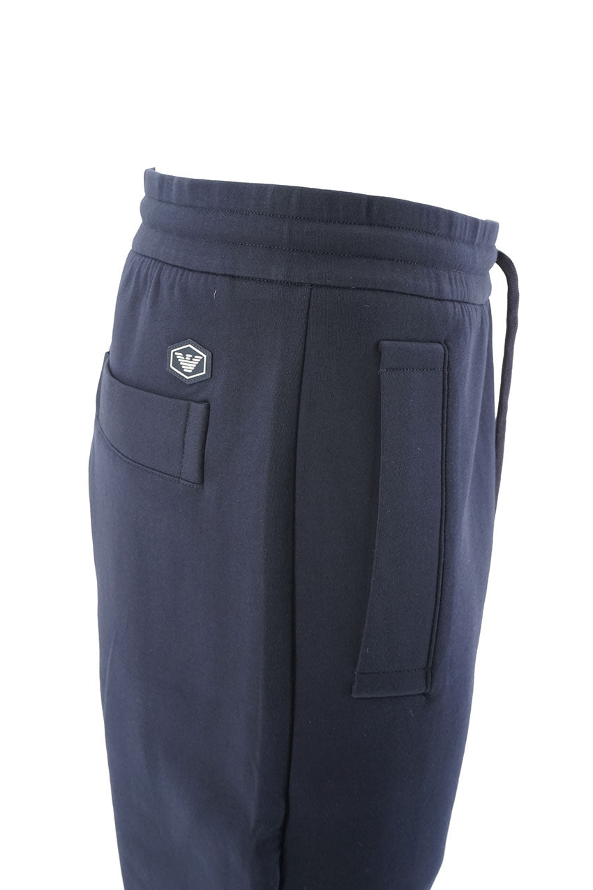 Pantalone Emporio Armani con logo / Blu - Ideal Moda