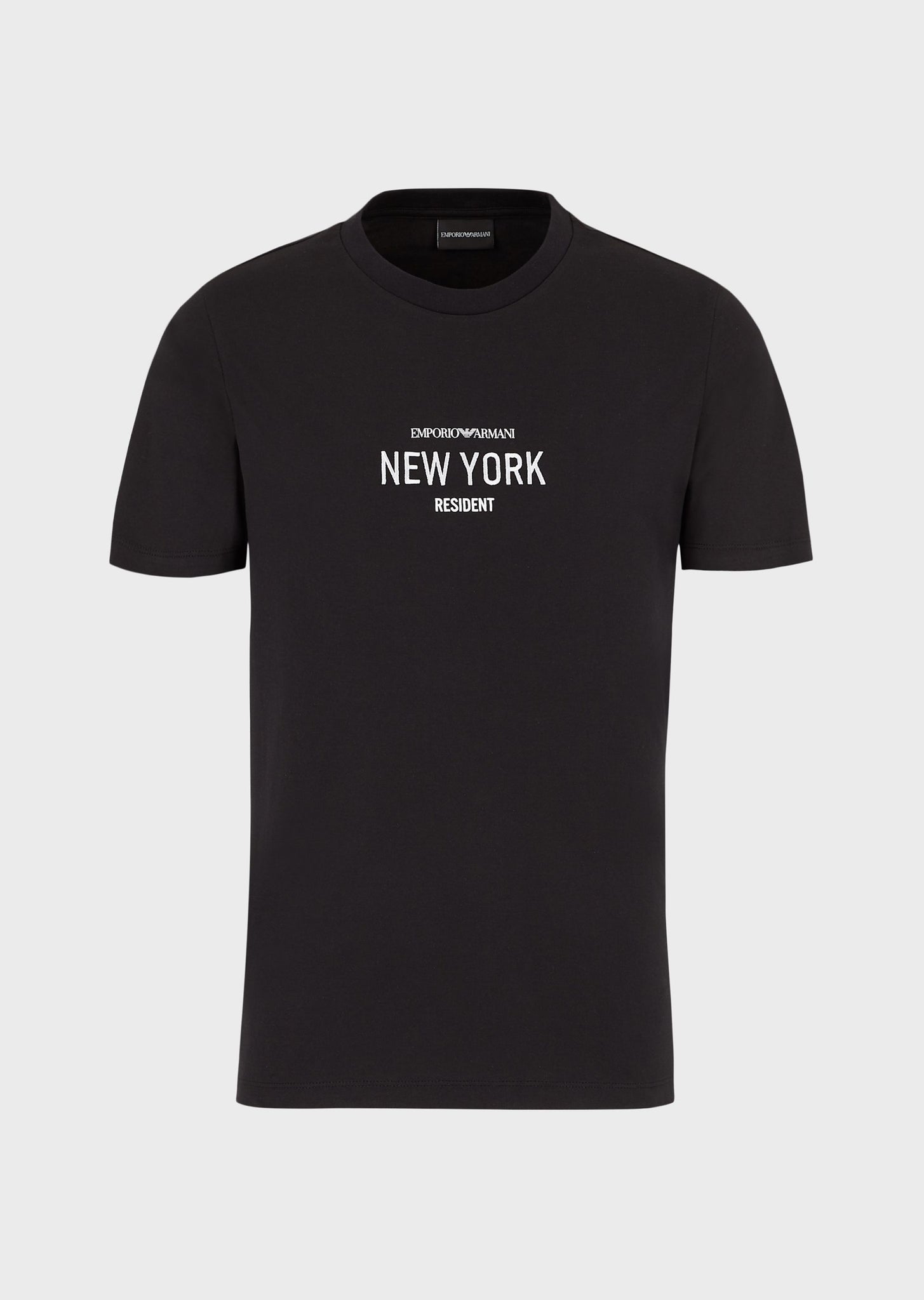 T-Shirt in jersey fashion city resident / Nero - Ideal Moda