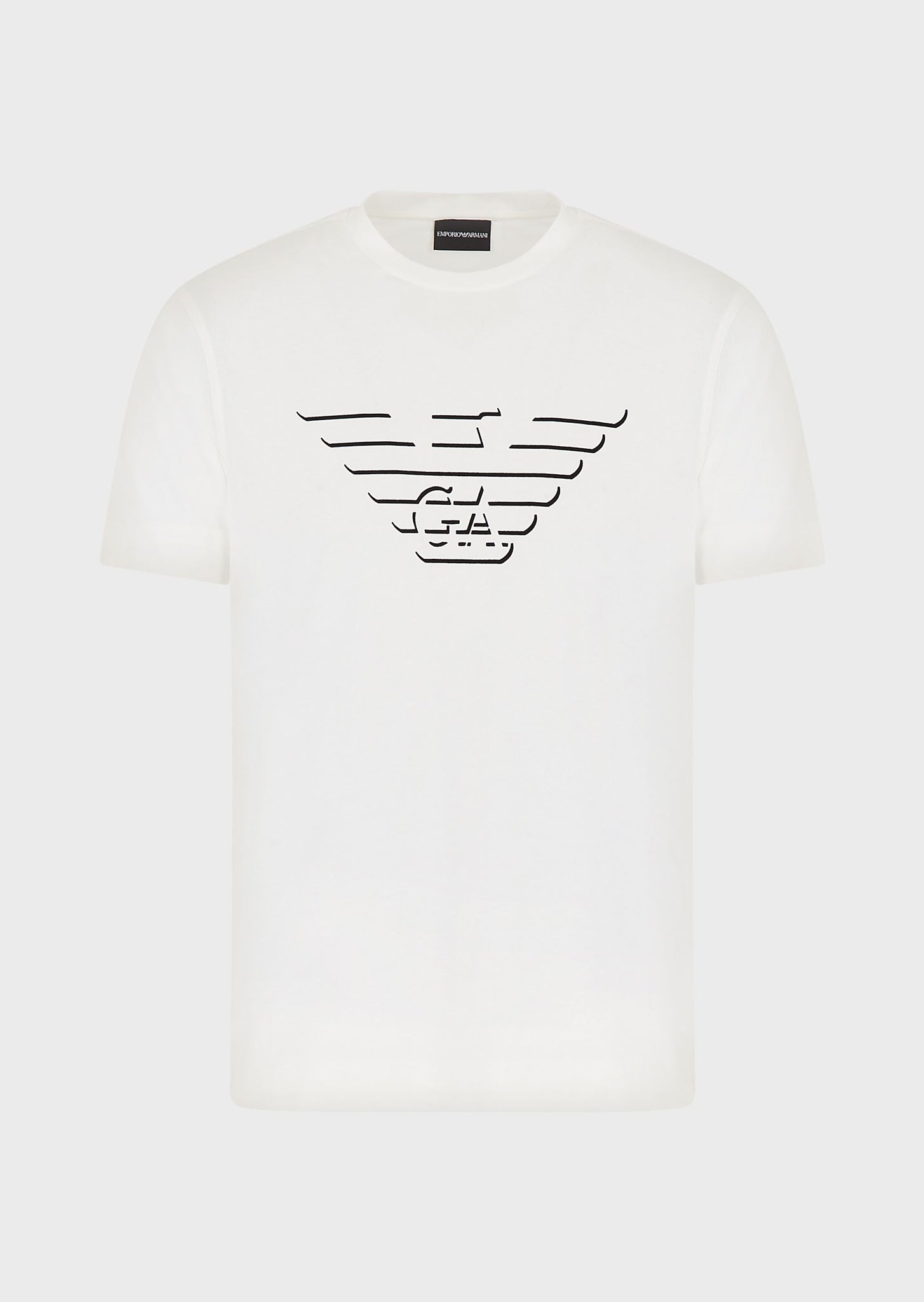 T-Shirt in jersey con stampa logo / Bianco - Ideal Moda